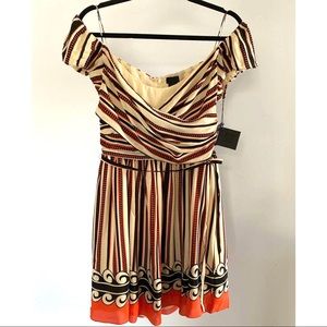 Anna Sui for Target off the shoulder printed dress